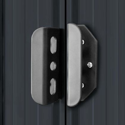 Градинска барака, антрацит, стомана