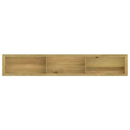 Повдигната леха, 291x50x50 см, импрегнирано борово дърво