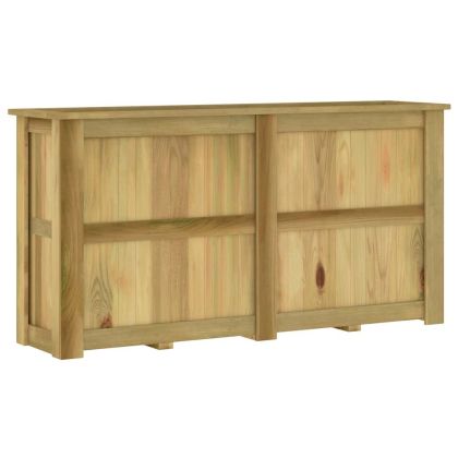 Повдигната леха, 196x50x100 см, импрегнирано борово дърво