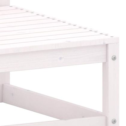 Градински средни дивани с възглавници антрацит, 2 бр, бор масив