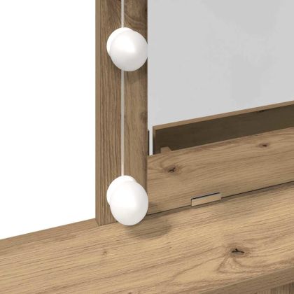 Тоалетна маса дъб артизан 80 x 41 x 144.5 см Инженерно дърво