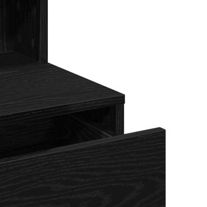 Тоалетка с рафт Черния дъб 80 x 41 x 134,5 см Инженерно дърво