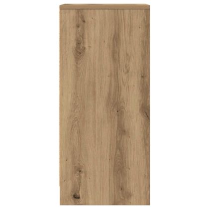 Сайдборд, дъб артизан, 29,5x34x76 см, инженерно дърво