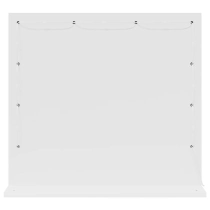 Огледало за грим Бяло 60 x 55 x 18 см Стъкло и инженерно дърво