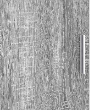 Висок шкаф Сив сонома 31.5 x 32 x 124 см Инженерно дърво