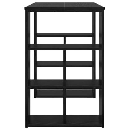 Бюро с рафт Черния дъб 90 x 50 x 75 см Инженерно дърво