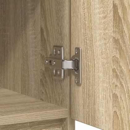 Бюфет с чекмеджета, дъб сонома, 71x35x84 см, инженерно дърво