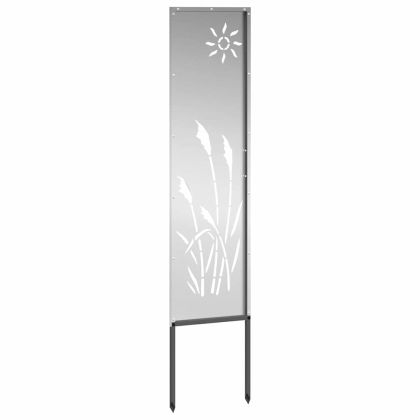 Екран за градинска неприкосновеност Сребрист 32 x 140 см