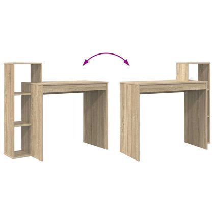 Бюро с рафт Сонома дъб 100 x 40 x 90 cm Инженерно дърво