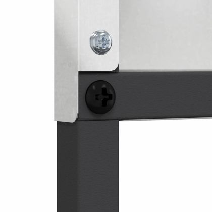 Екран за градинска неприкосновеност Сребрист 32 x 140 см