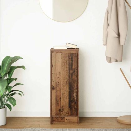Сайдборд, старо дърво, 29,5x34x76 см, инженерно дърво