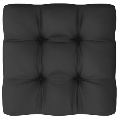 Градински лаундж комплект, 8 части, с възглавници, масив бор