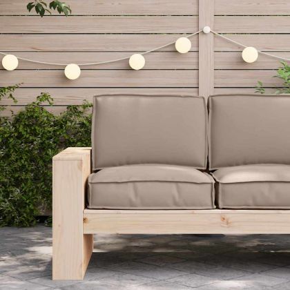 Комплект възглавници за палет 2 pcs Таупе Оксфордска тъкан