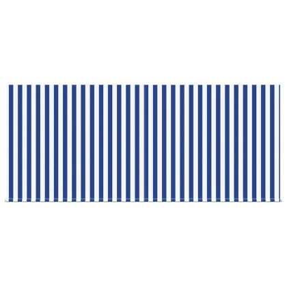 Сгъваем навес Син и бял 300 x 250 cm текстил