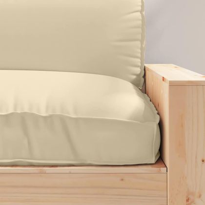 Възглавница за палетна седалка Бежово 120 x 80 x 12 cm