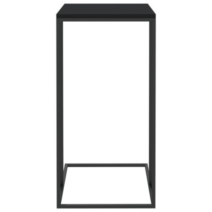 Странична маса, черна, 40x30x59 см, инженерна дървесина