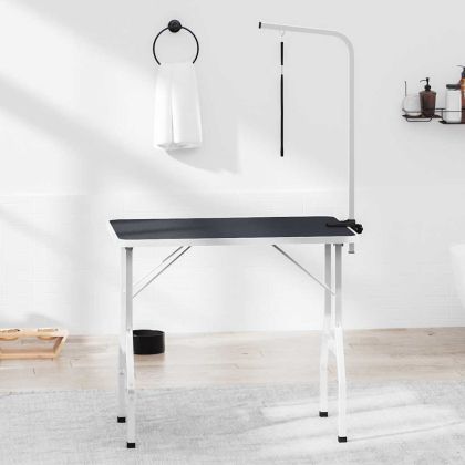 Маса за подстригване на домашни любимци, регулируема, 1 примка