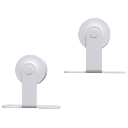 Плъзгаща врата с монтажни части, 100x210 см, борово дърво масив