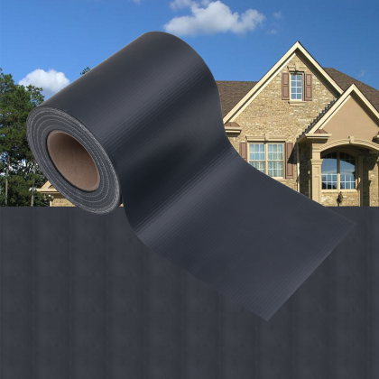 Градински екрани за уединение 2 pcs Тъмносив 35 x 0.19 m ПВЦ