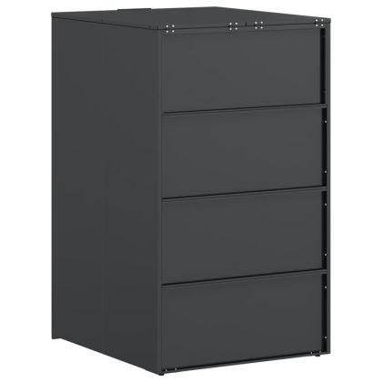 Съхранение за кош за отпадъци с газов капак за 240L контейнер