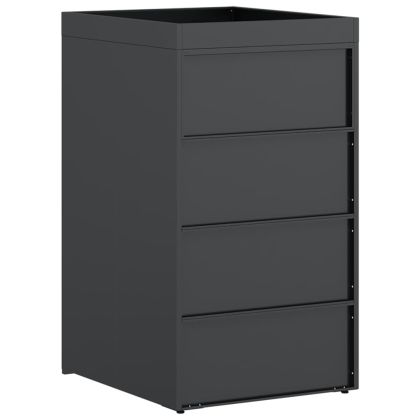 Съхранение за кош за отпадъци с покрив за саксия за 240L контейнер