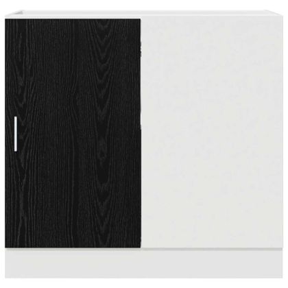 Кухненски ъглов основен шкаф Riga Черен дъб 86 x 46 x 81,5 см