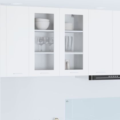 Висящ шкаф с врата Riga Бяло 80 x 31 x 80 см Инженерно дърво