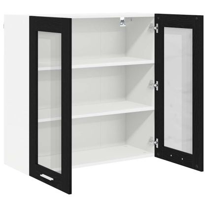 Висящ шкаф Riga Черния дъб 80 x 31 x 80 см Инженерно дърво