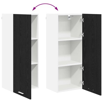 Висящ шкаф Riga Черния дъб 40 x 31 x 100 см Инженерно дърво