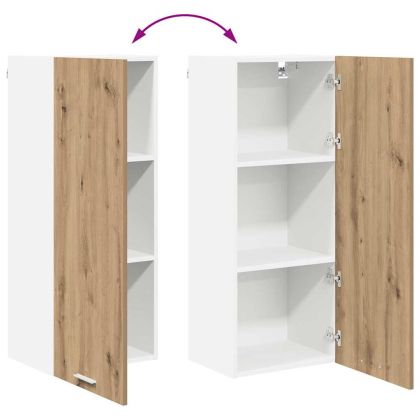 Висящ шкаф с врата Riga Дъб 40 x 31 x 100 см Инженерно дърво