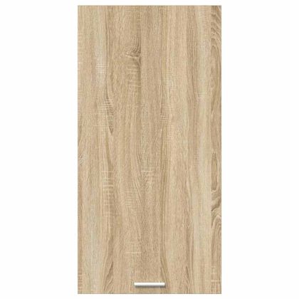 Висящ шкаф с врата Riga Сонома дъб и бяло 50 x 31 x 100 см