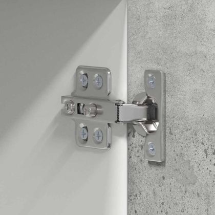 Висящ шкаф с врата Riga Бетон сив и бяло 50 x 31 x 100 см