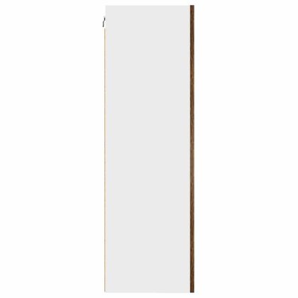 Висящ шкаф с врата Riga Димящ дъб и бяло 50 x 31 x 100 см