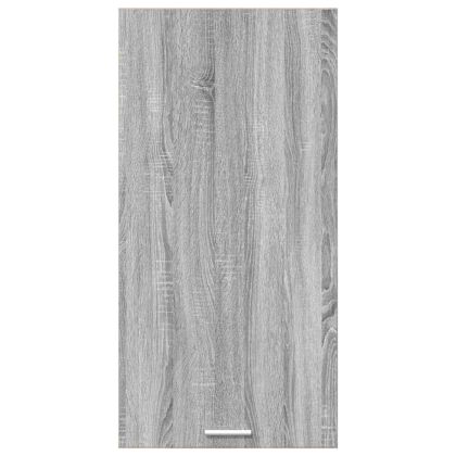 Висящ шкаф с врата Riga Сив Сонома и бяло 50 x 31 x 100 см