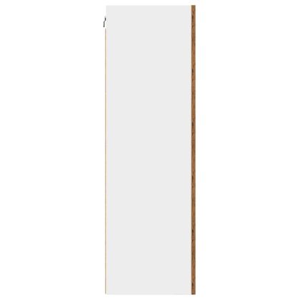 Висящ шкаф с врата Riga Стара дървесина и бяло 50 x 31 x 100 см