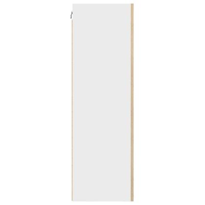 Висящ шкаф Riga Занаятчийски дъб и бяло 50 x 31 x 100 см