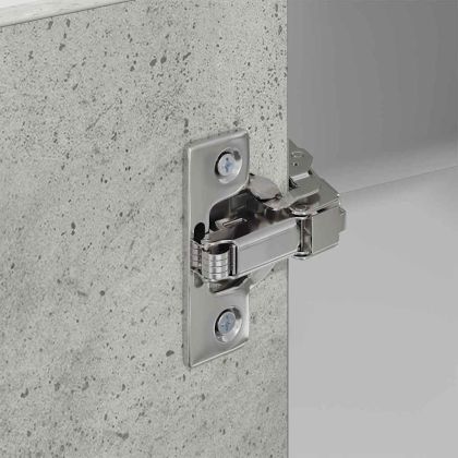 Висящ шкаф с врата Riga Бетон сив и бяло 57 x 57 x 100 см