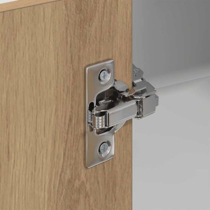 Висящ шкаф с врата Занаятчийски дъб и бяло 57 x 57 x 100 см