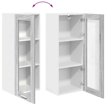 Висящ шкаф Riga Сив Сонома 40 x 31 x 100 см Инженерно дърво