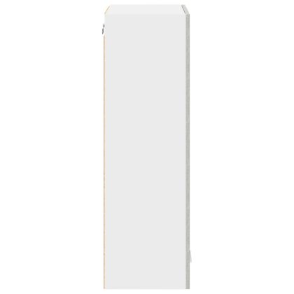 Висящ шкаф Циментено сиво 60 x 31 x 100 см Инженерно дърво