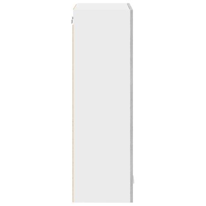 Висящ шкаф с врата Сив Сонома 60 x 31 x 100 см Инженерно дърво