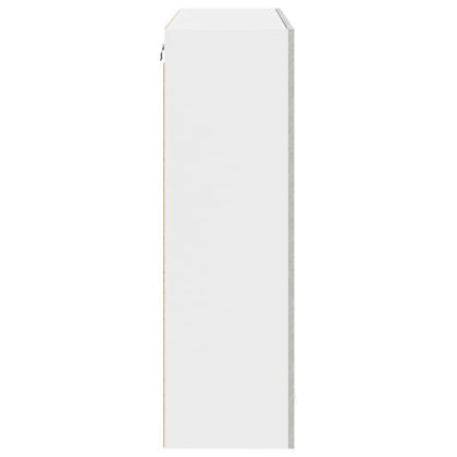 Висящ шкаф Riga Циментено сиво 80 x 31 x 100 см Инженерно дърво