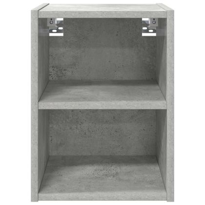 Висящ шкаф Циментено сиво 30 x 29,5 x 40 см Инженерно дърво