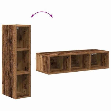 Висящ шкаф Старо дърво 20 x 29,5 x 80 см Инженерно дърво