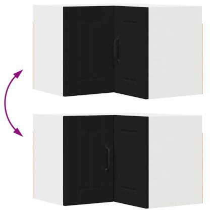 Кухненски шкаф Черно 57 x 57 x 40 см Инженерно дърво