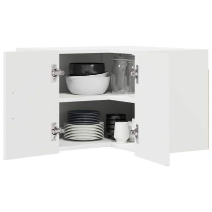 Кухненски шкаф Лъскаво бяло 57 x 57 x 40 см Инженерно дърво