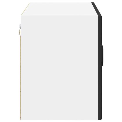 Кухненски шкаф 2 pcs Черно 60 x 31 x 40 см Инженерно дърво