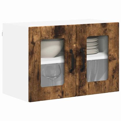 Кухненски шкаф 2 pcs Димян дъб 60 x 31 x 40 см Инженерно дърво