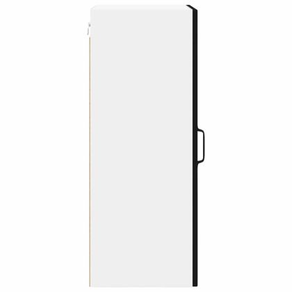 Кухненски шкаф 2 pcs Черно 40 x 31 x 80 см Инженерно дърво