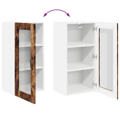 Кухненски шкаф 2 pcs Димян дъб 40 x 31 x 80 см Инженерно дърво